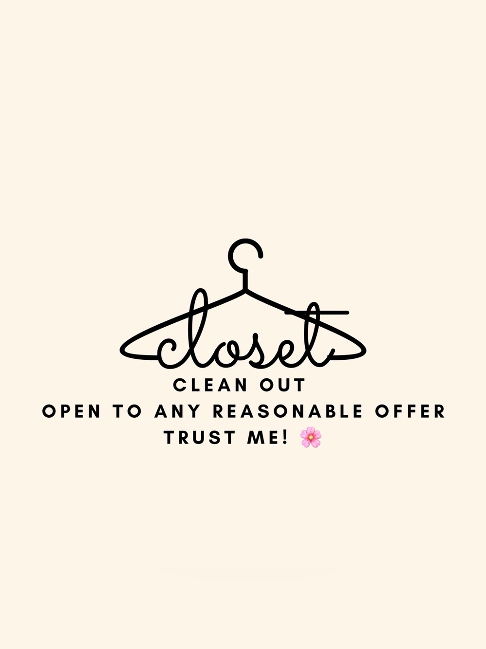 MOVING CLOSET CLEAN OUT 🌸